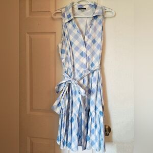 Tommy Hilfiger Blue & White Gingham Dress